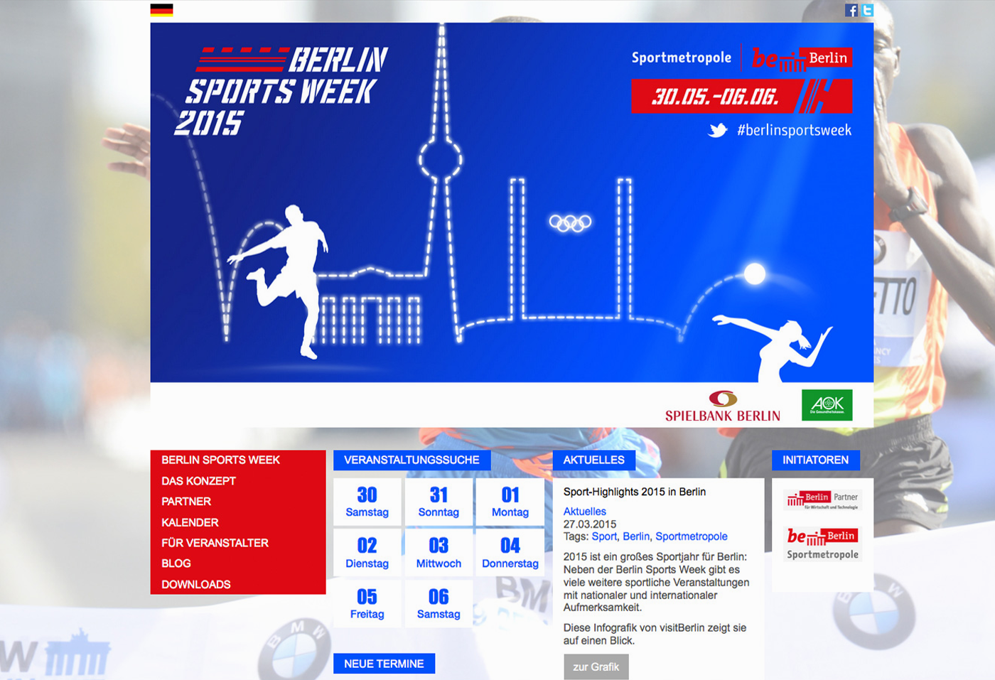 Navarts Webdesign - Berlin Sportsweek